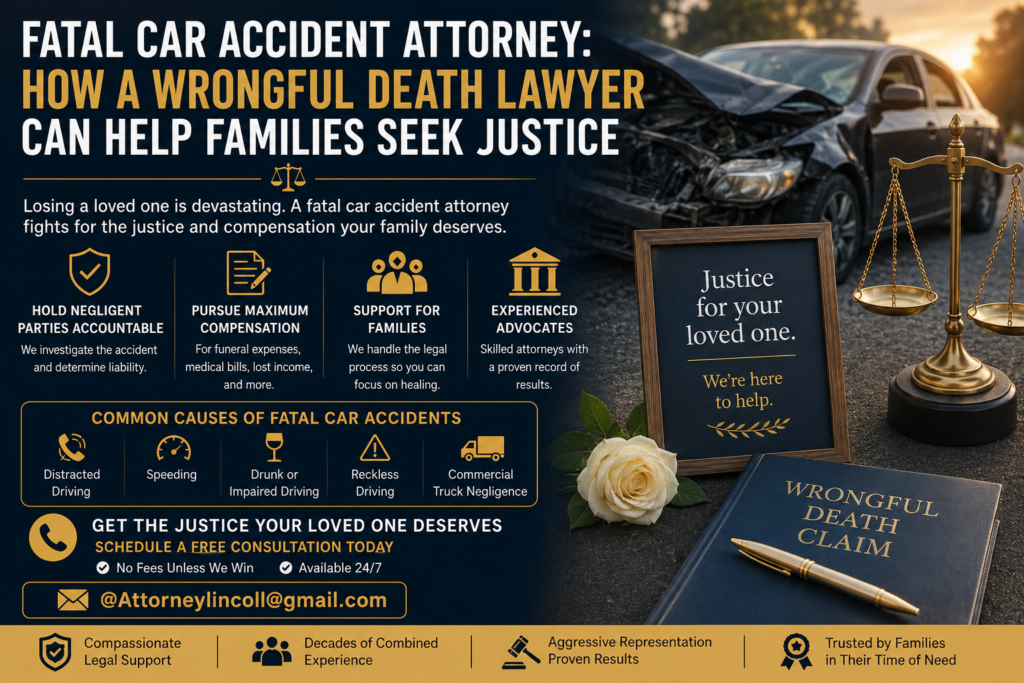 Fatal Car Accident Attorney: How a Wrongful Death Lawyer Can Help Families Seek Justice