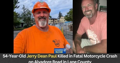 Jerry Dean Paul Junction City, OR Motorcycle Accident: Jerry Dean Paul Dies in Fatal Motorcycle Accident on Alvadore Road in Lane County