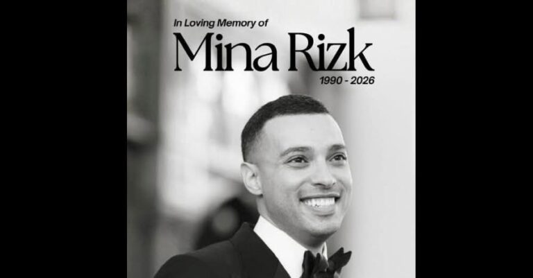 Mina Rizk Obituary: Young Pharmacist Remembered by Family, Friends, and Colleagues as Community Mourns His Passing